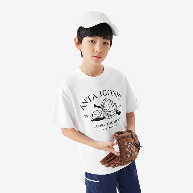 Áo Phông Thể Thao Bé Trai Anta Kids 3525B8131-1