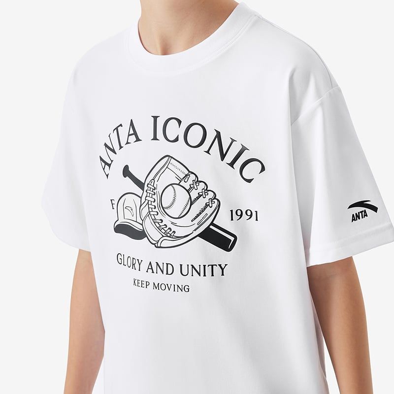 Áo Phông Thể Thao Bé Trai Anta Kids 3525B8131-1