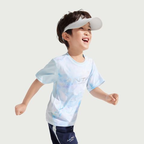Áo Phông Ngắn Tay Bé Trai Anta Kids Running 3525B9101-1