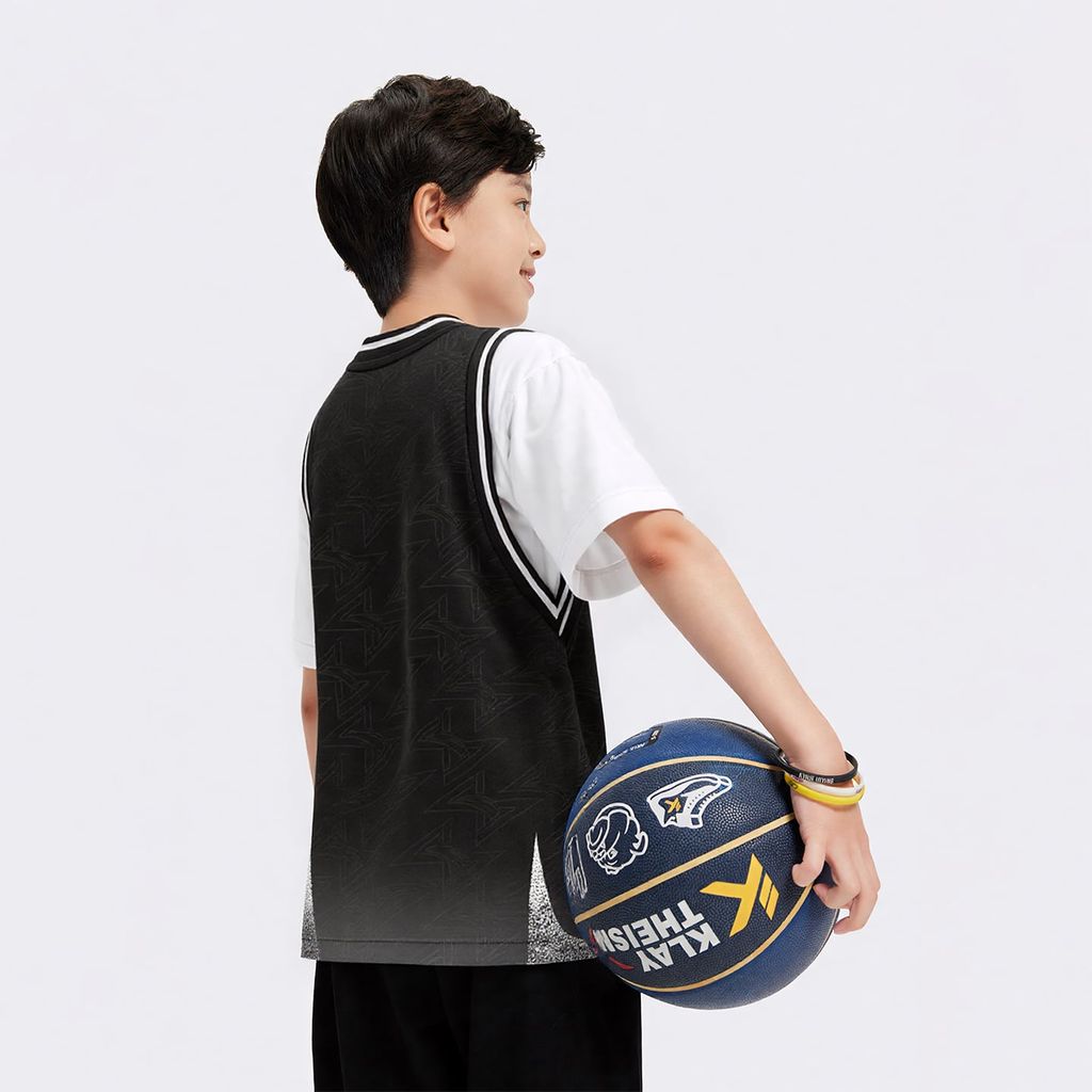 Áo Phông Ngắn Tay Bóng Rổ Bé Trai Anta Kids 3525C1101-2