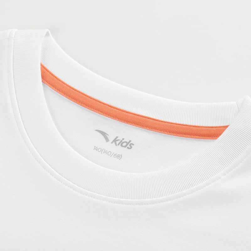 Áo Phông Ngắn Tay Thể Thao Bé Trai Anta Kids 3525C1104-2