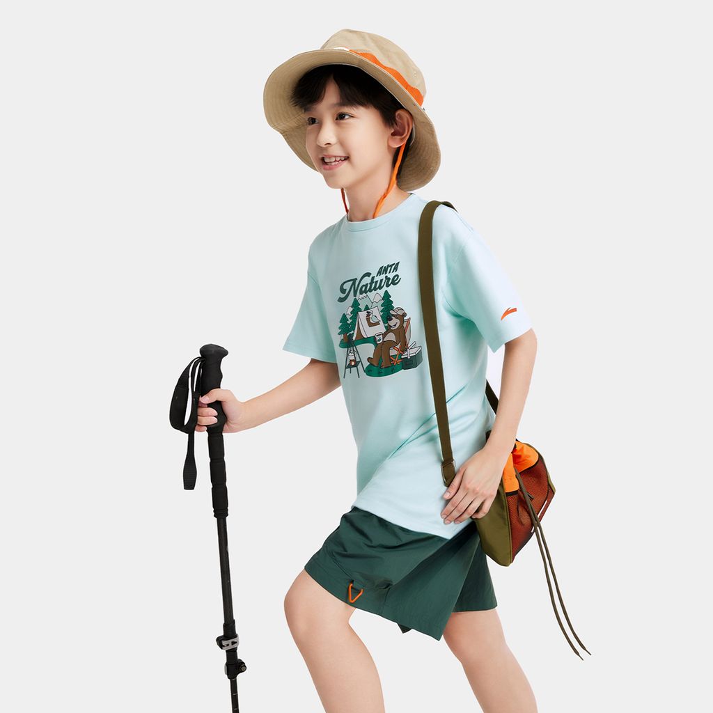 Áo Phông Thể Thao Bé Trai Anta Kids 3525C6105-2