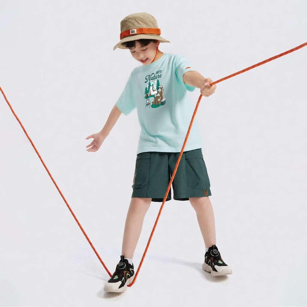 Áo Phông Thể Thao Bé Trai Anta Kids 3525C6105-2