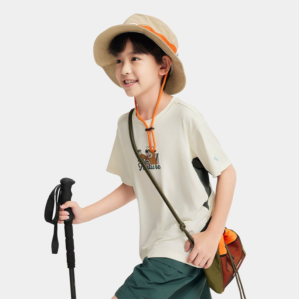 Áo Phông Thể Thao Bé Trai Anta Kids 3525C6106-1