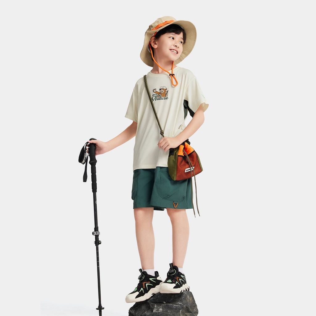 Áo Phông Thể Thao Bé Trai Anta Kids 3525C6106-1