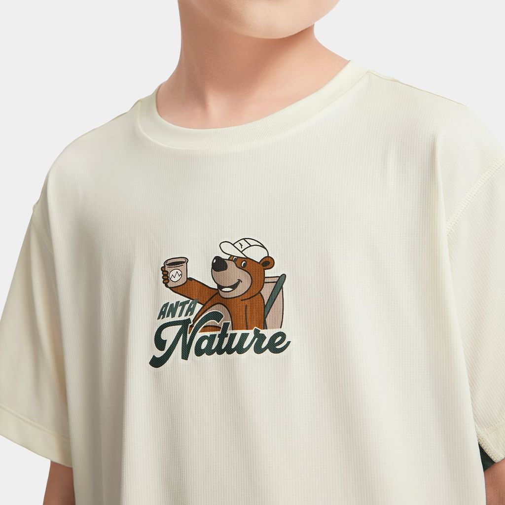 Áo Phông Thể Thao Bé Trai Anta Kids 3525C6106-1