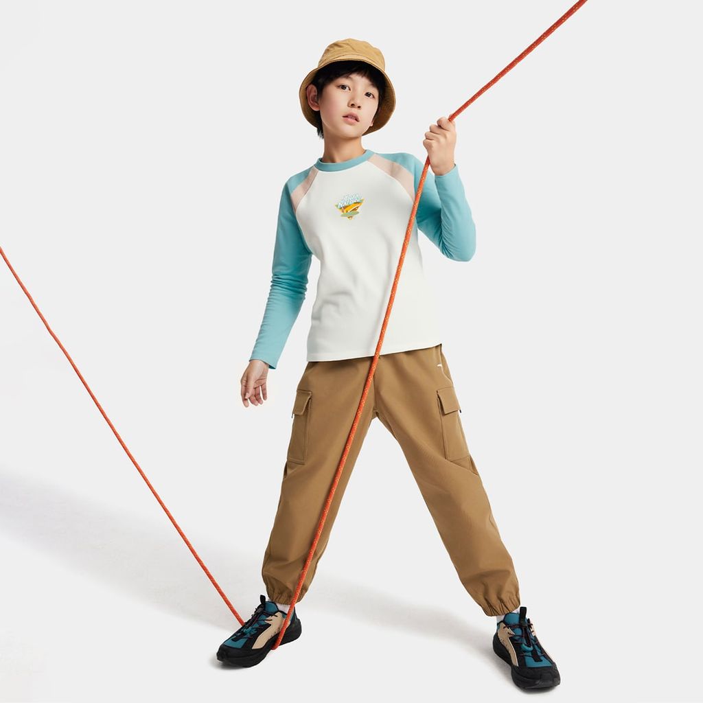 Áo Dài Tay Thể Thao Bé Trai Anta Kids 3525C6402-1