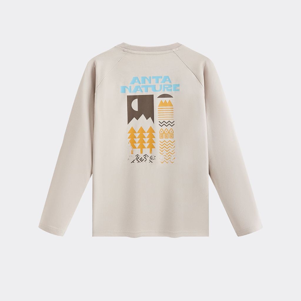 Áo Thun Dài Tay Thể Thao Bé Trai Anta Kids 3525C6402-2