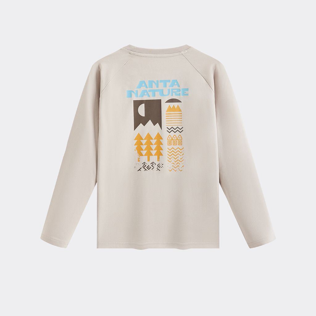 Áo Thun Dài Tay Thể Thao Bé Trai Anta Kids 3525C6402-2