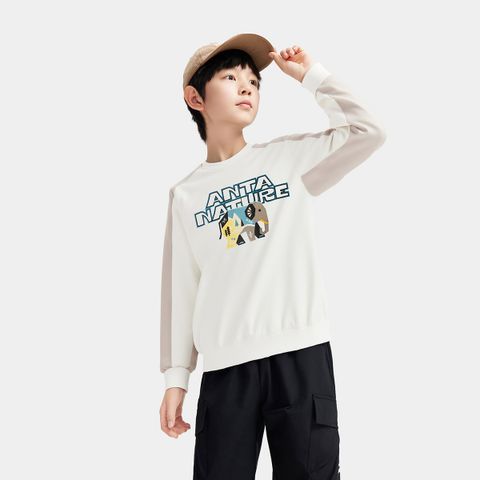 Áo Sweater Thể Thao Bé Trai Anta Kids 3525C6707-1