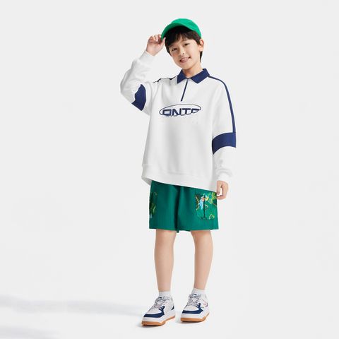 Áo Sweater Thể Thao Bé Trai Anta Kids 3525C7731-2