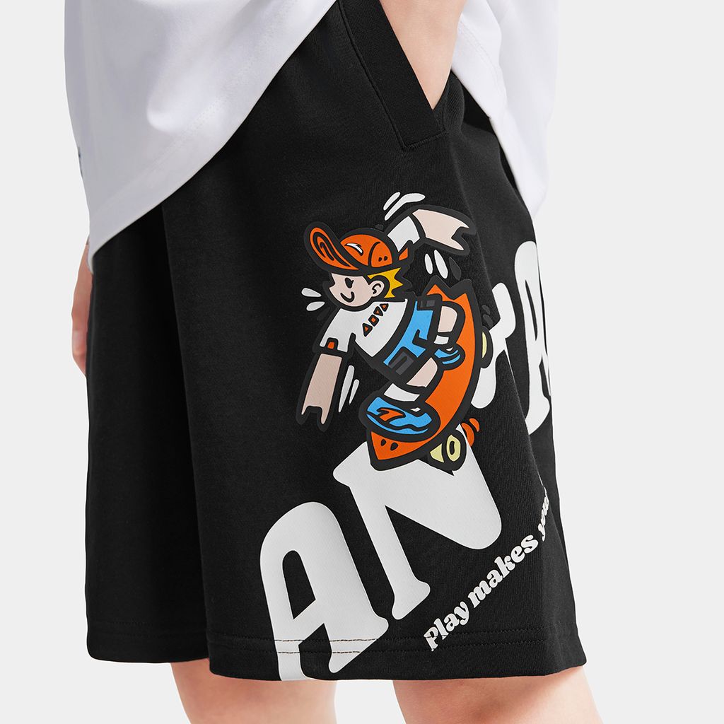 Quần Short Thể Thao Bé Trai Anta Kids 3525C8702-2