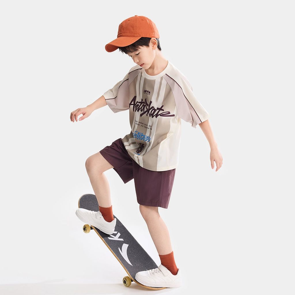 Áo Thun Thời Trang Thể Thao Bé Trai Anta Kids 352628114-1