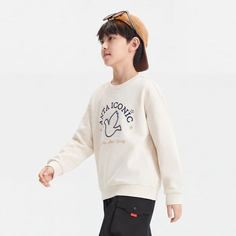Áo Sweater Thể Thao Bé Trai Anta Kids 3526A8717-1
