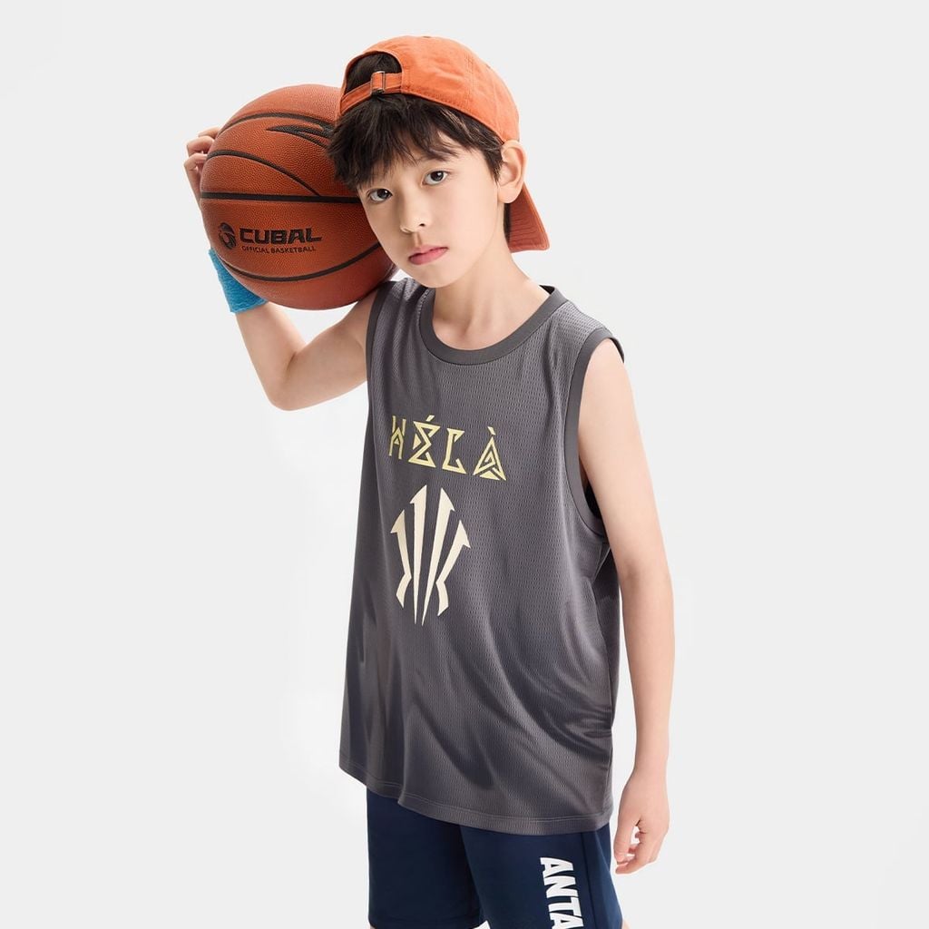 Áo Ba Lỗ Thể Thao Bé Trai Anta Kids 3526B1111-2