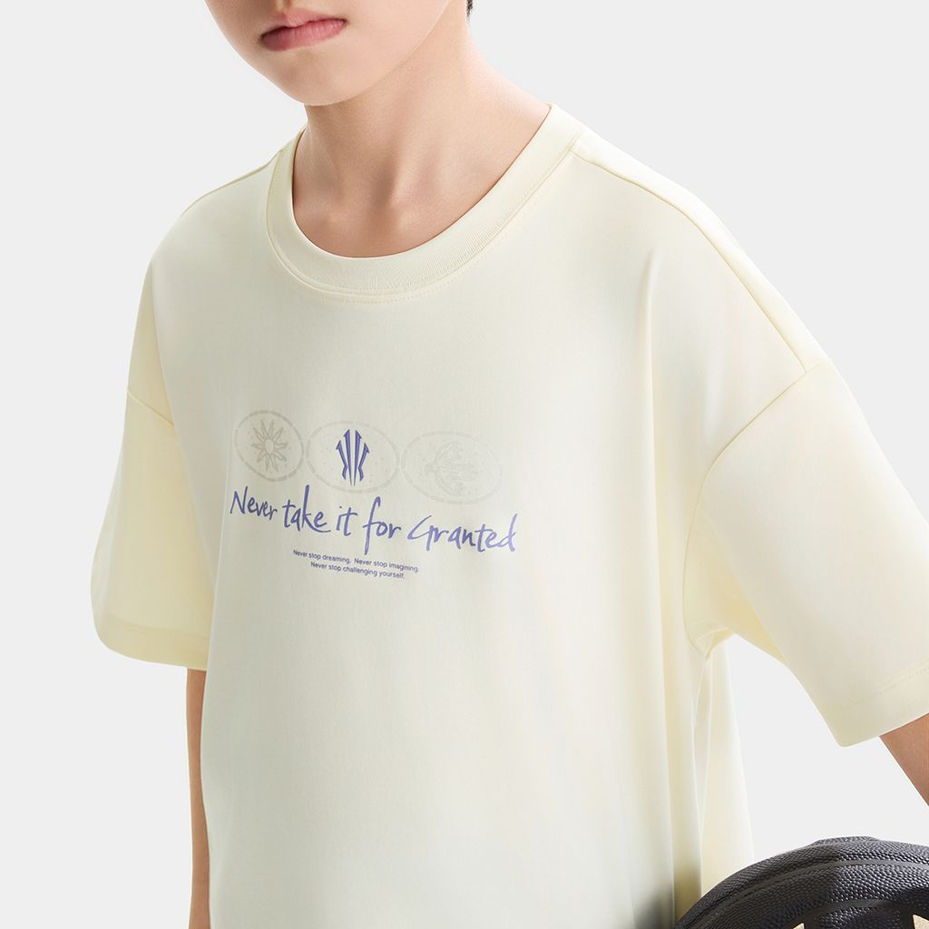 Áo Thun Thể Thao Bé Trai Anta Kids 3526B1118-2