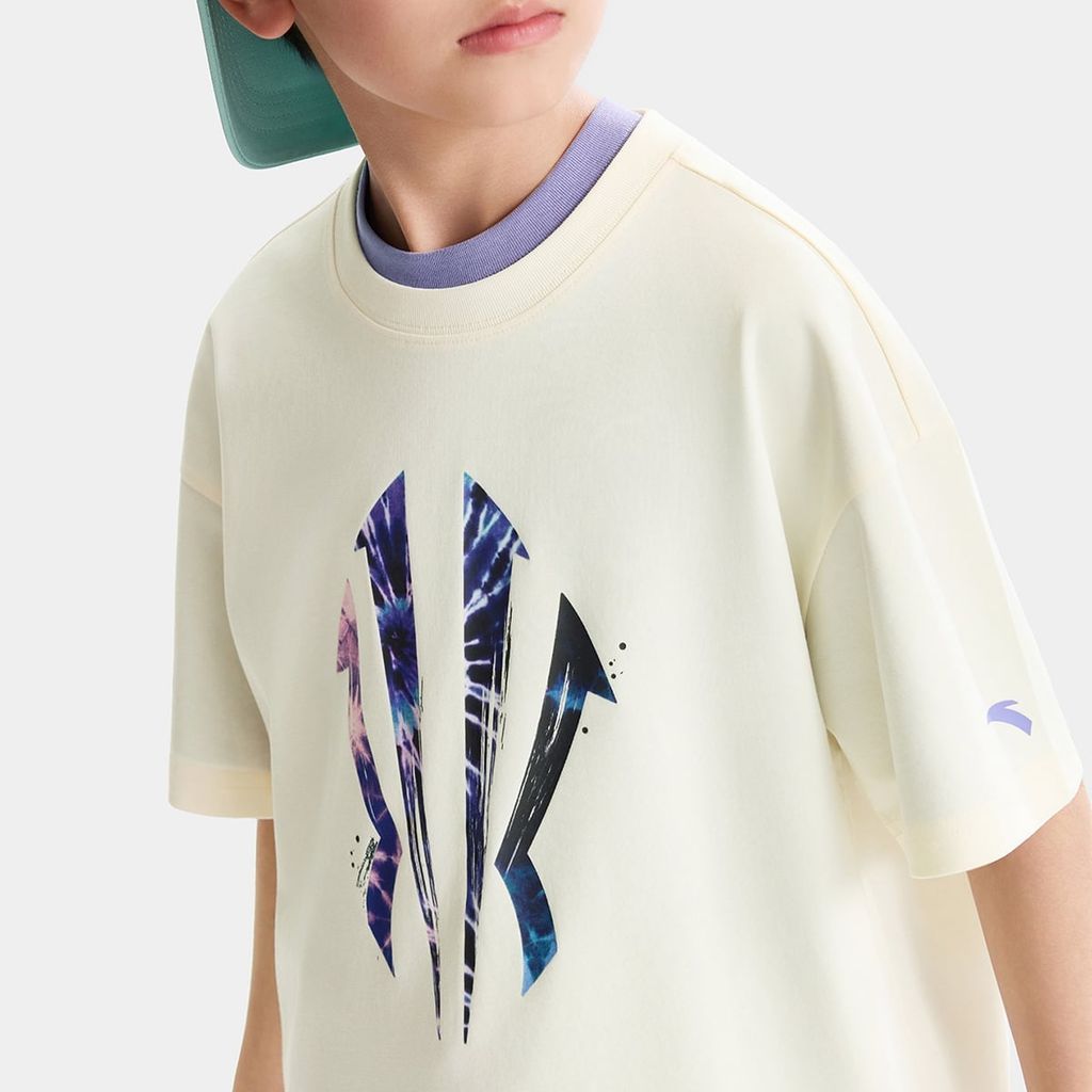 Áo Thun Thể Thao Bé Trai Anta Kids 3526B1177-1