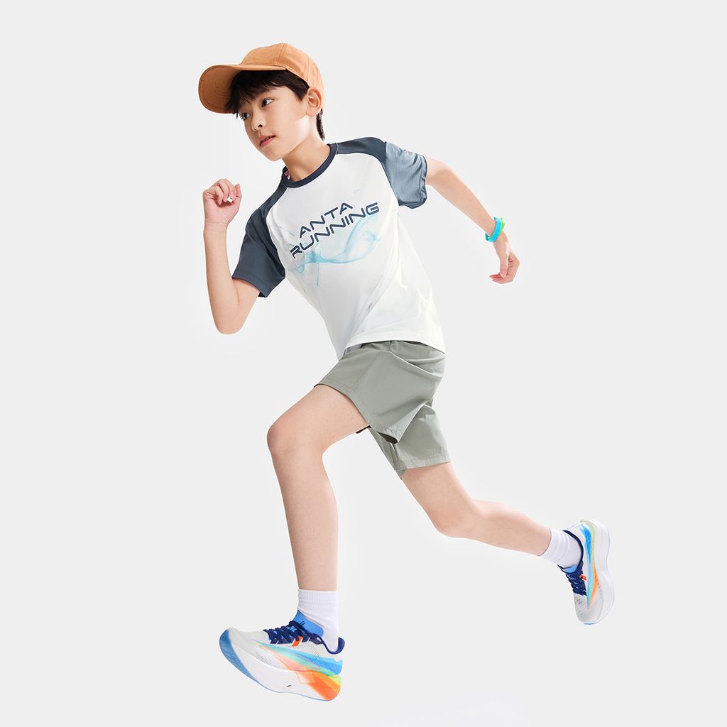 Áo Thun Thời Trang Thể Thao Bé Trai Anta Kids 3526B5102-3