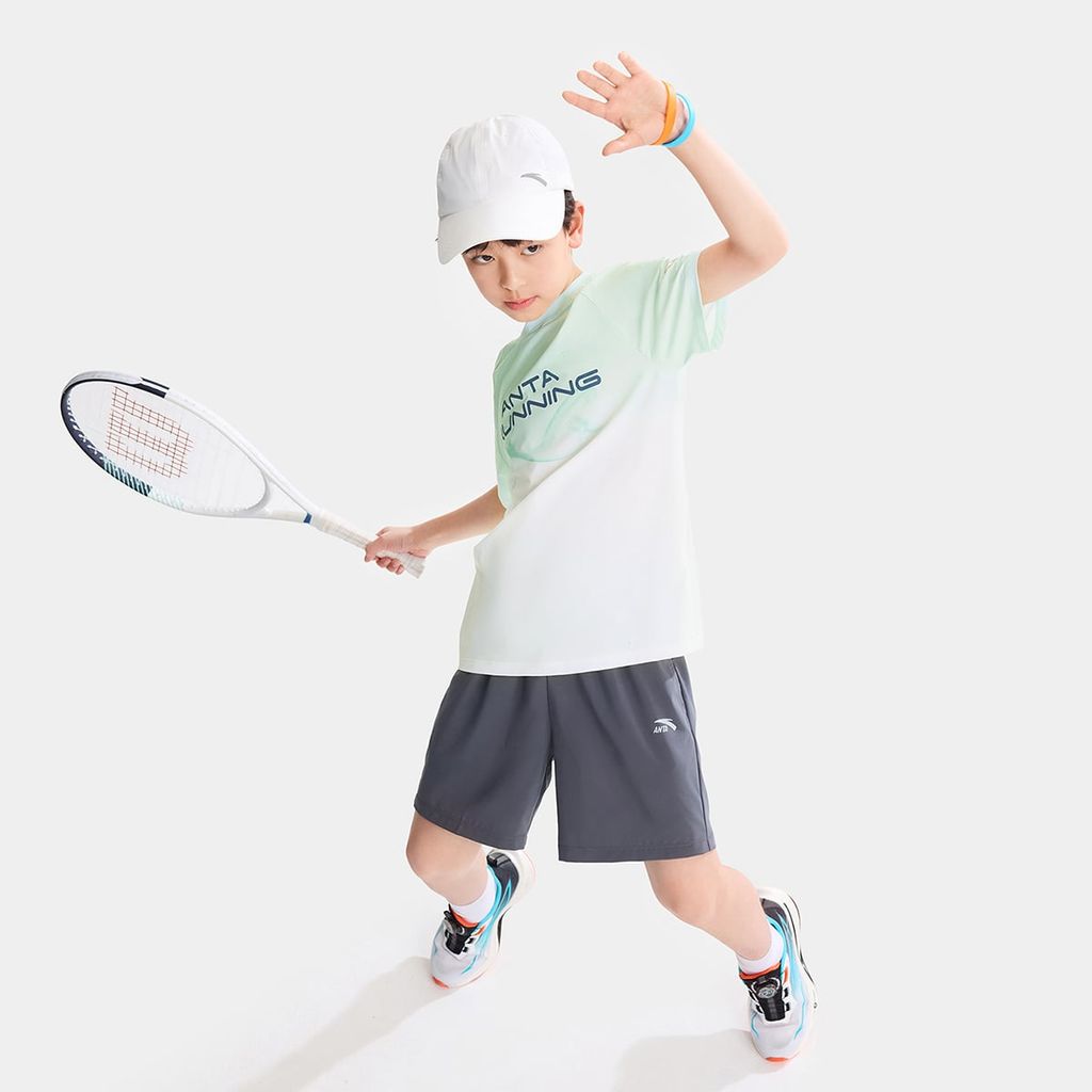 Áo Thun Thời Trang Thể Thao Bé Trai Anta Kids 3526B5102-4