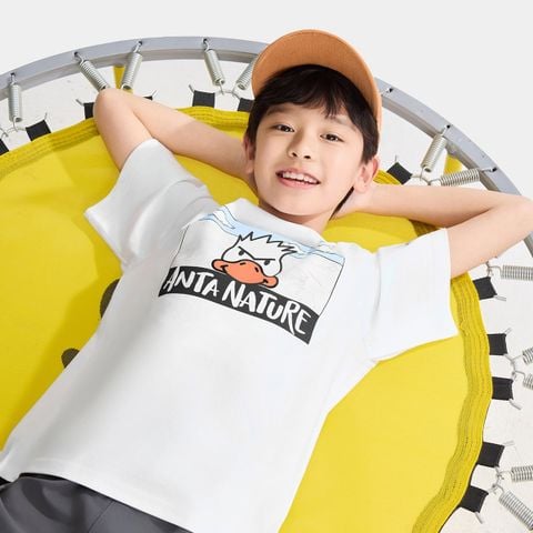 Áo Phông Ngắn Tay Thể Thao Bé Trai Anta Kids 3526B6104-1