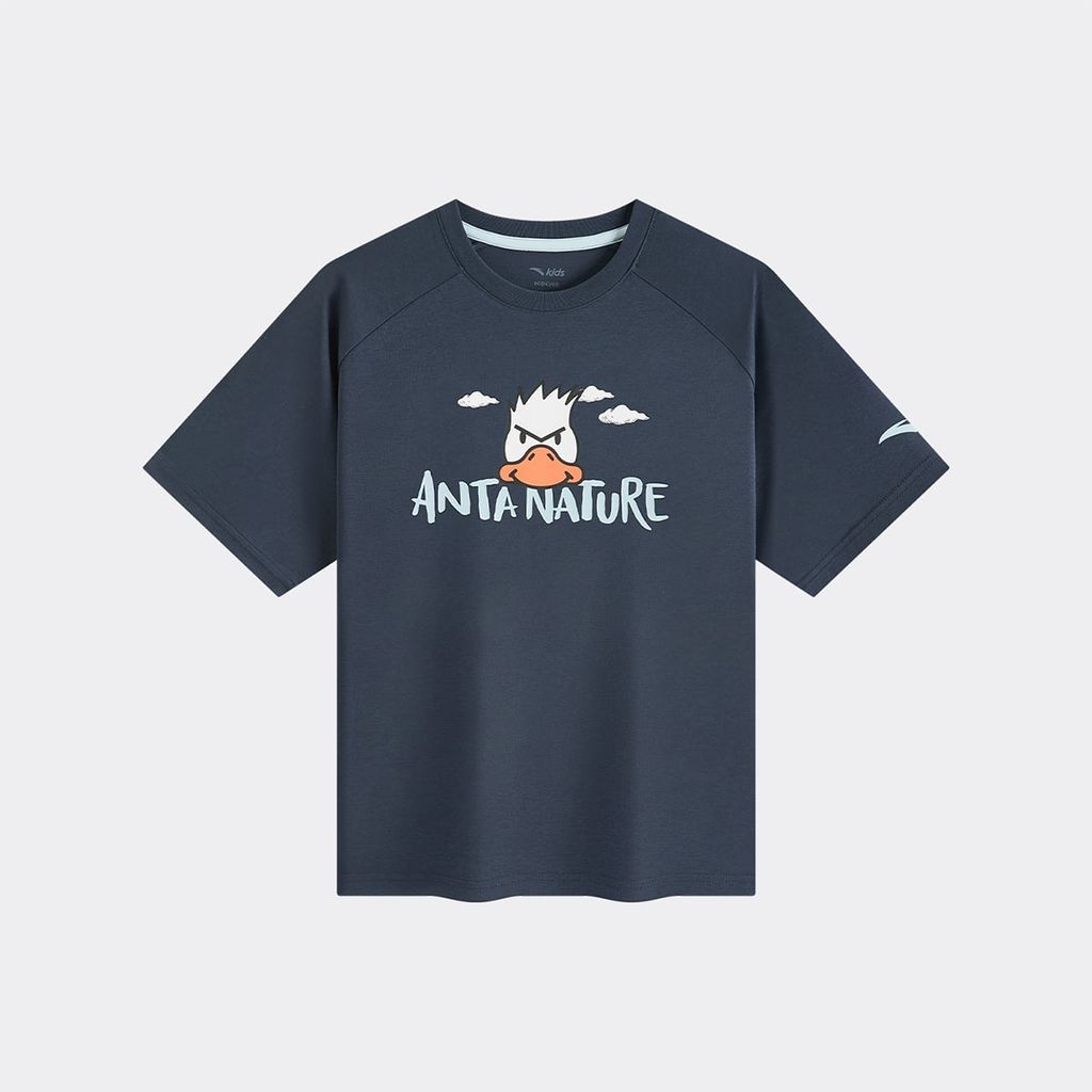 Áo Phông Ngắn Tay Thể Thao Bé Trai Anta Kids 3526B6104-3