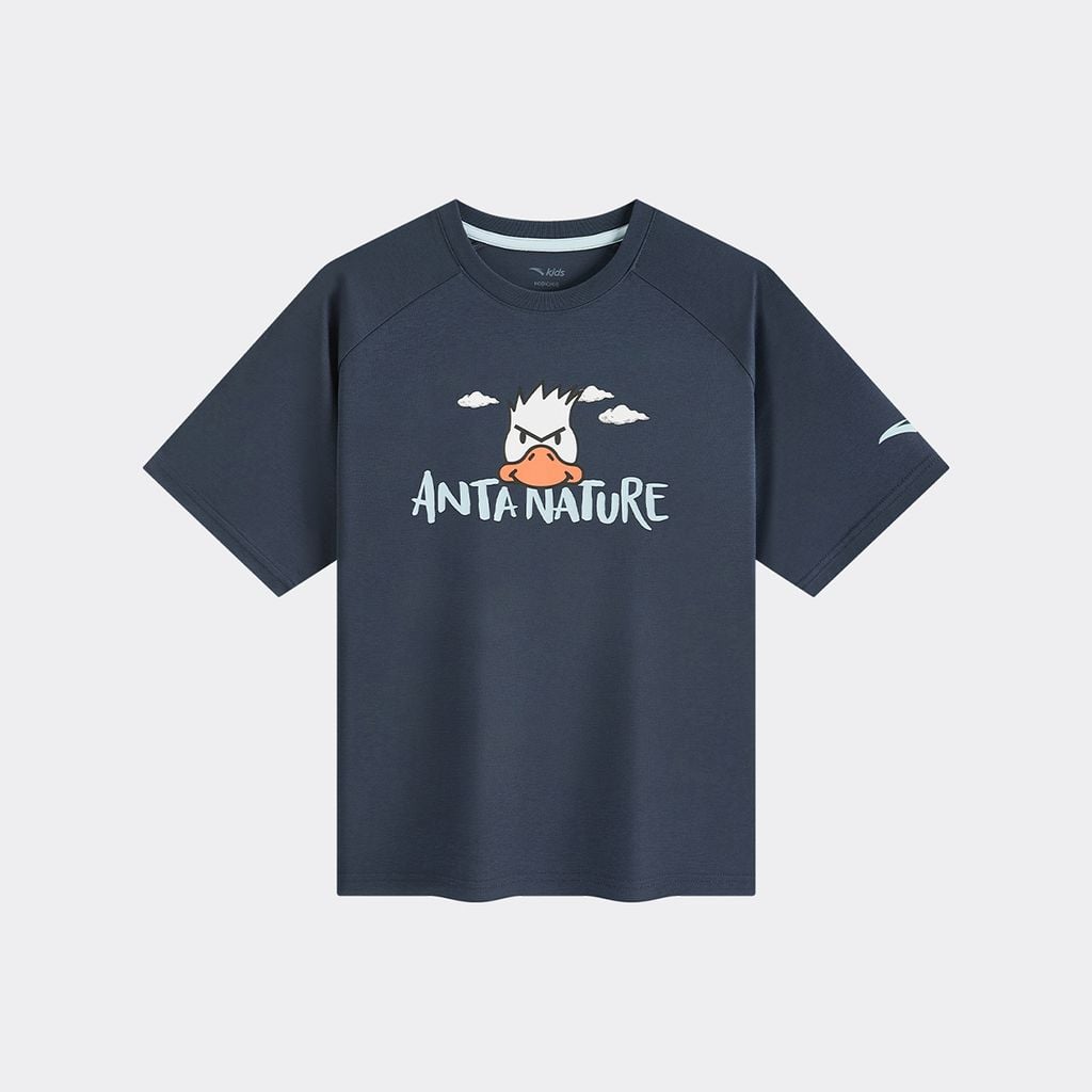 Áo Phông Ngắn Tay Thể Thao Bé Trai Anta Kids 3526B6104-3