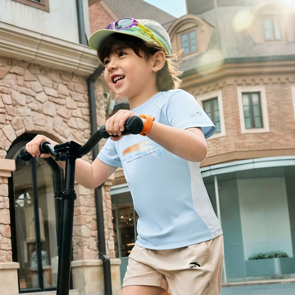 Áo Thun Thể Thao Bé Trai Anta Kids 3526B9104-2