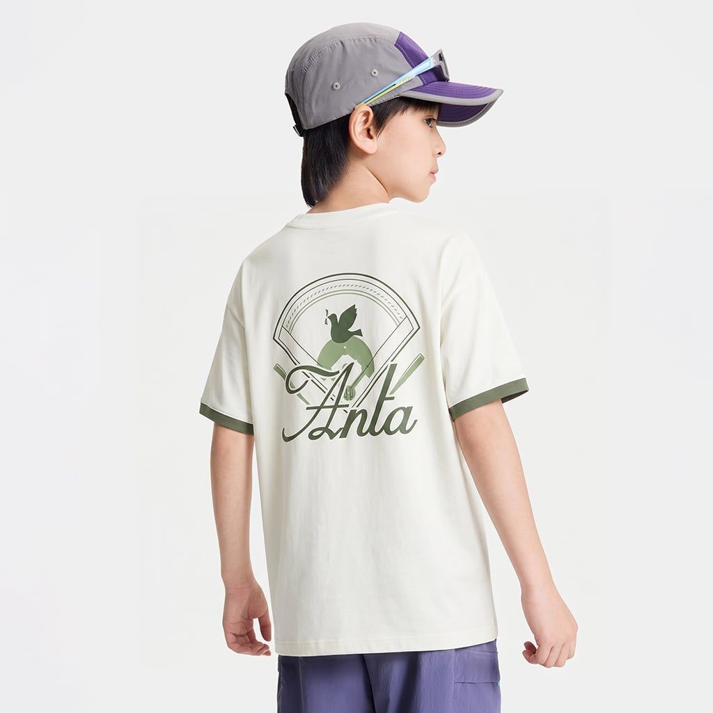 Áo Thun Thời Trang Thể Thao Bé Trai Anta Kids Elite Culture 3526C8102-1