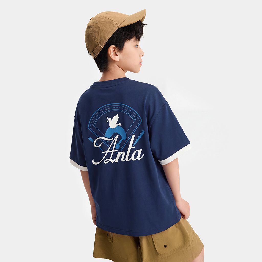 Áo Thun Thời Trang Thể Thao Bé Trai Anta Kids Elite Culture 3526C8102-4