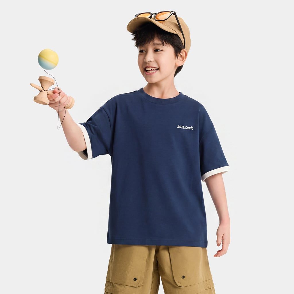 Áo Thun Thời Trang Thể Thao Bé Trai Anta Kids Elite Culture 3526C8102-4