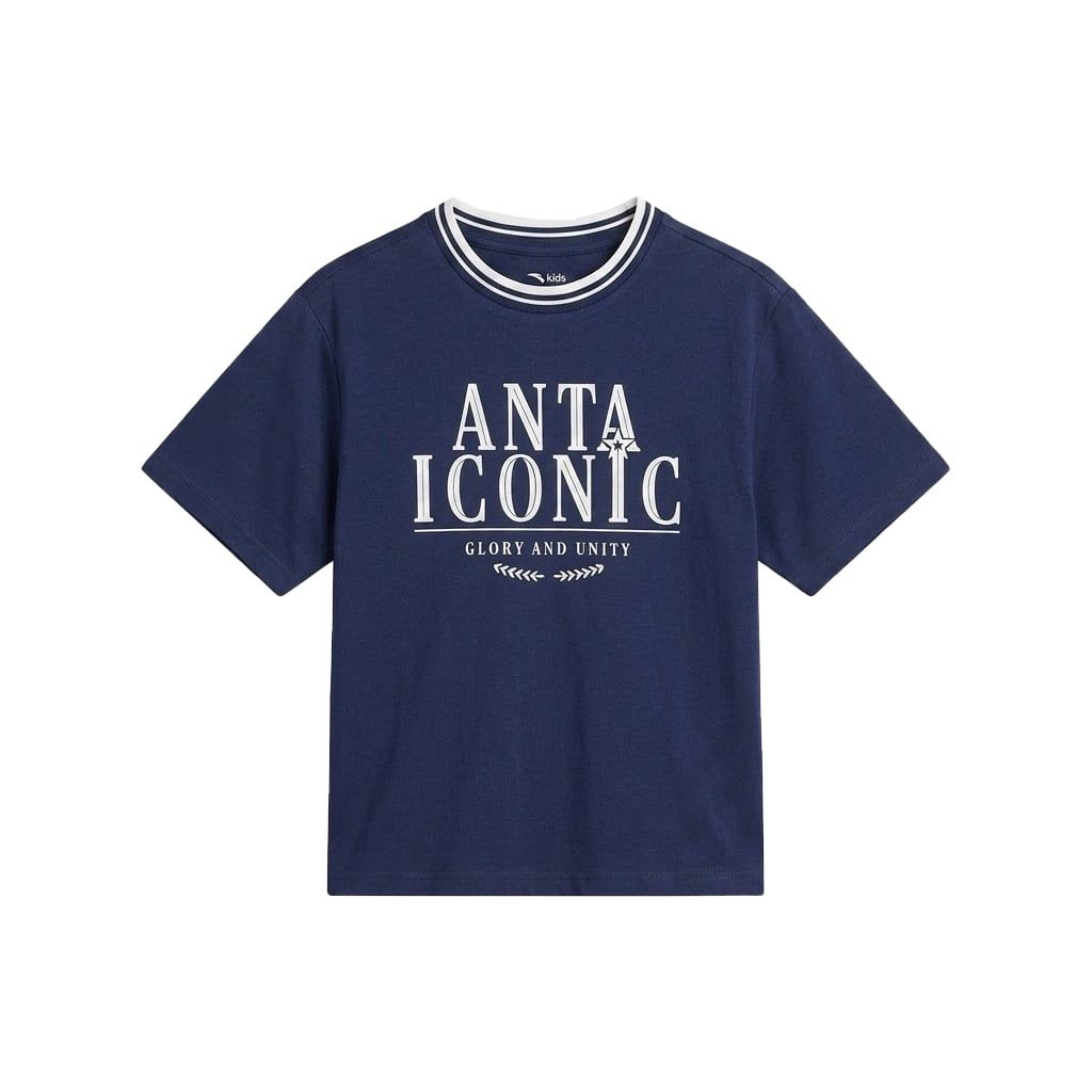 Áo Thun Ngắn Tay Bé Trai Anta Kids 3526C8103-1