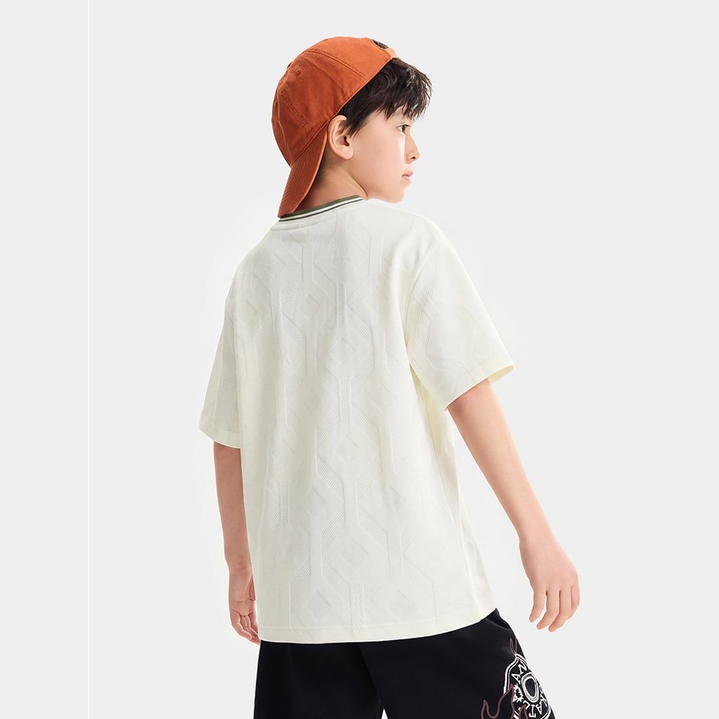 Áo Thun Ngắn Tay Bé Trai Anta Kids 3526C8103-2