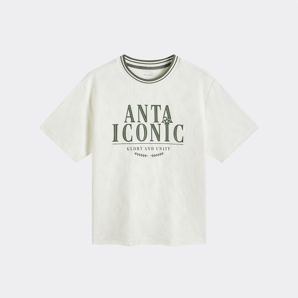 Áo Thun Ngắn Tay Bé Trai Anta Kids 3526C8103-2