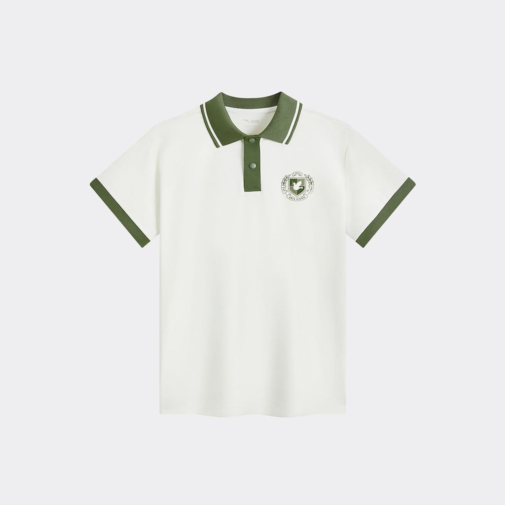 Áo Polo Ngắn Tay Thời Trang Bé Trai Anta Kids 3526C8105-1