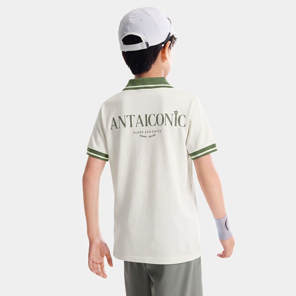 Áo Polo Ngắn Tay Thời Trang Bé Trai Anta Kids 3526C8105-1