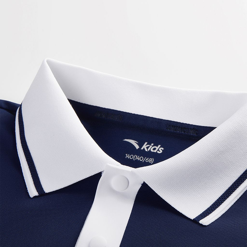 Áo Polo Ngắn Tay Thời Trang Bé Trai Anta Kids 3526C8105-2