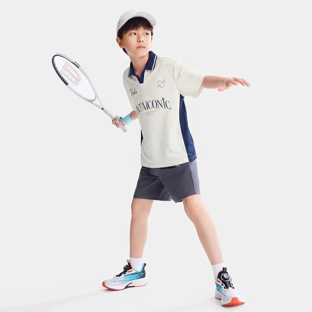 Áo Polo Ngắn Tay Thời Trang Bé Trai Anta Kids 3526C8107-3