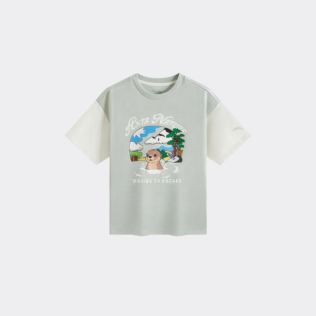 Áo Thun Ngắn Tay Thời Trang Bé Trai ANTA KIDS 3526C9102-2