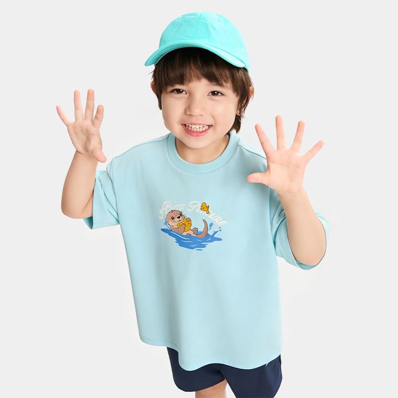 Áo Thun Ngắn Tay Thời Trang Bé Trai ANTA KIDS 3526C9103-1