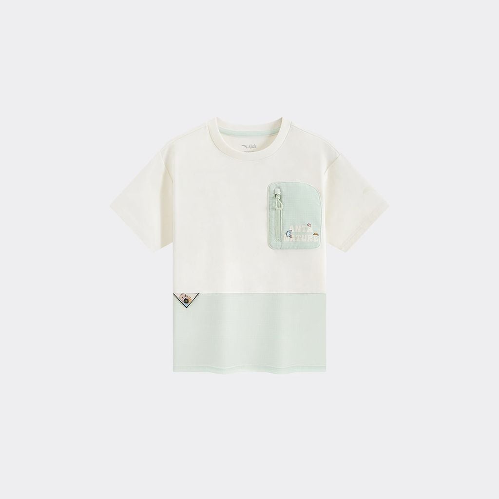 Áo Thun Ngắn Tay Thời Trang Bé Trai ANTA KIDS 3526C9105-2