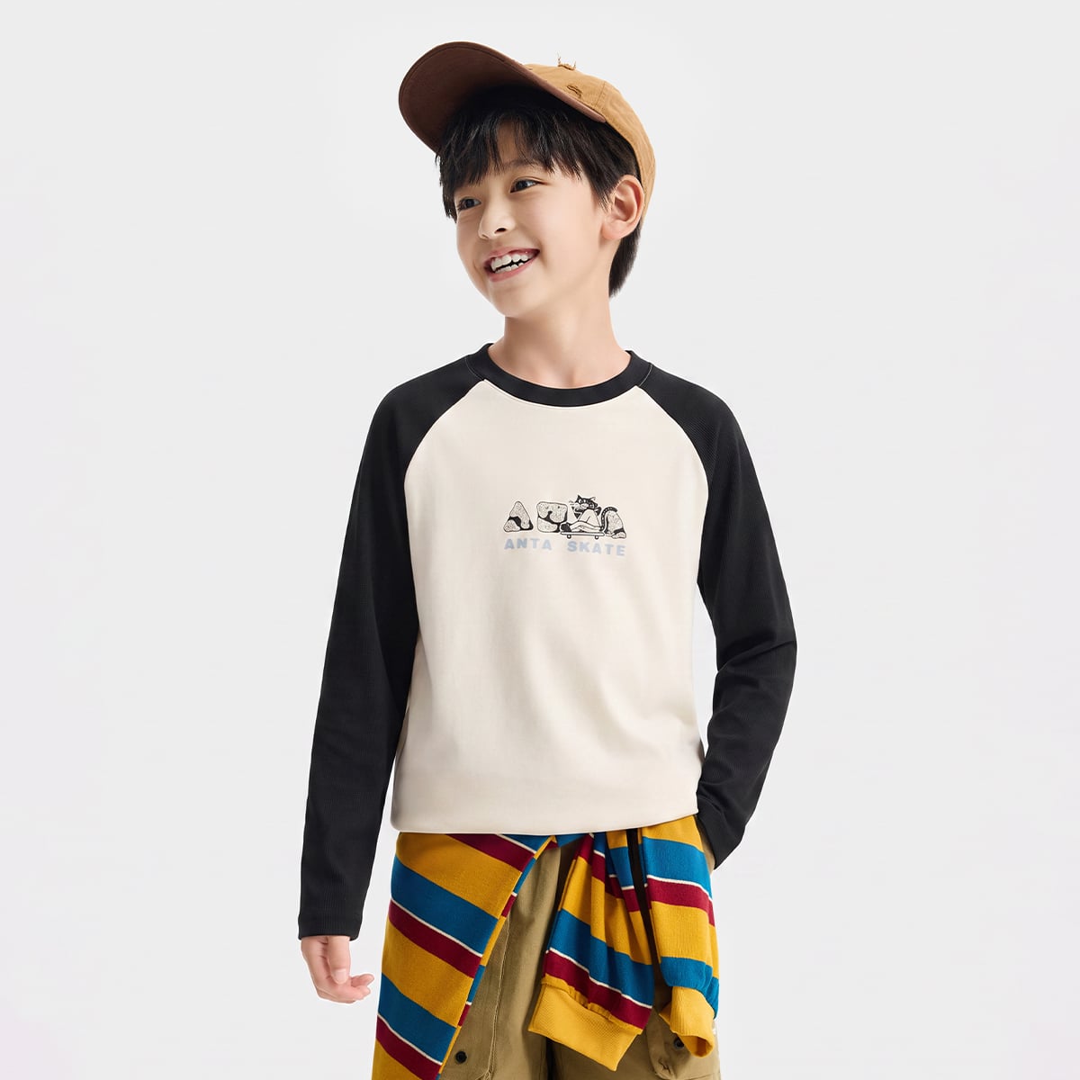 Áo Dài Tay Thời Trang Thể Thao Bé Trai Anta Kids 3526D8407-1
