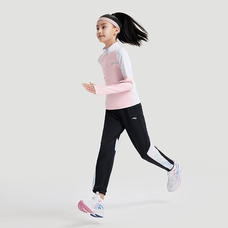 Quần Dài Chạy Bộ Thể Thao Bé Gái Anta Kids 3624C5701