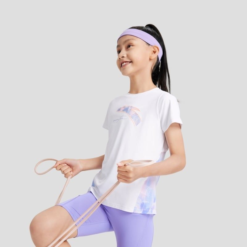 Áo Phông Thể Thao Bé Gái Anta Kids 3624B5102-1