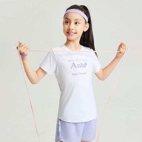 Áo Phông Ngắn Tay Bé Gái Anta Kids Running 3624B5110-1