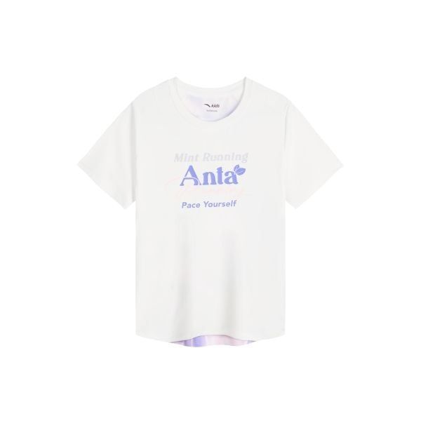Áo Phông Ngắn Tay Bé Gái Anta Kids Running 3624B5110-1