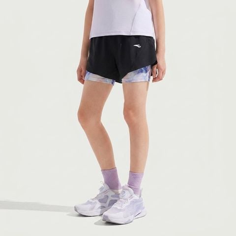 Quần Short Thể Thao Bé Gái Anta Kids 3624B5301B-5