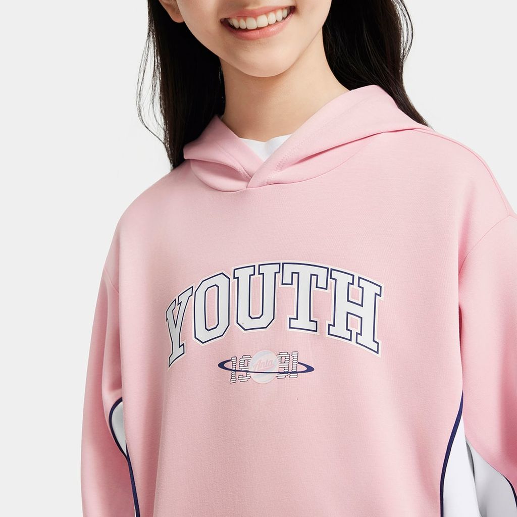 Áo Hoodie Thời Trang Bé Gái Anta Kids 3624C1701