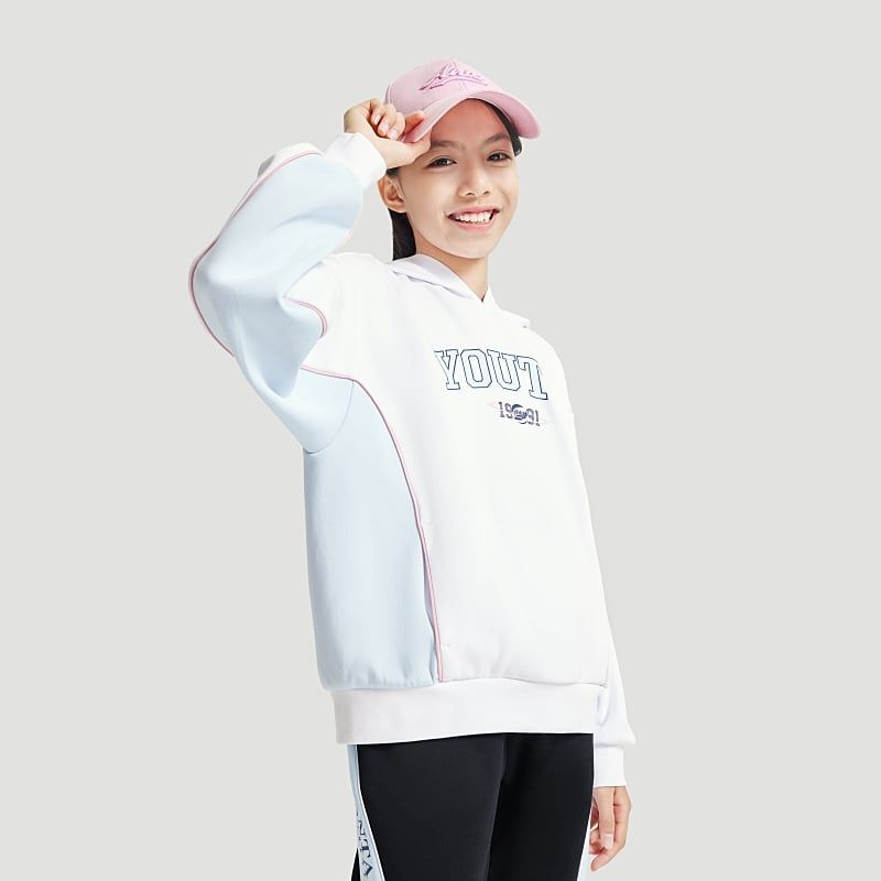 Áo Hoodie Thời Trang Bé Gái Anta Kids 3624C1701