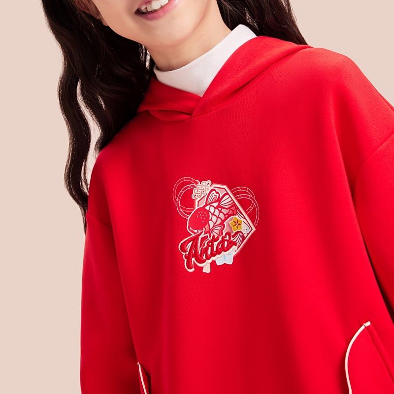 Áo Hoodie Thời Trang Bé Gái Anta Kids 362518710-3