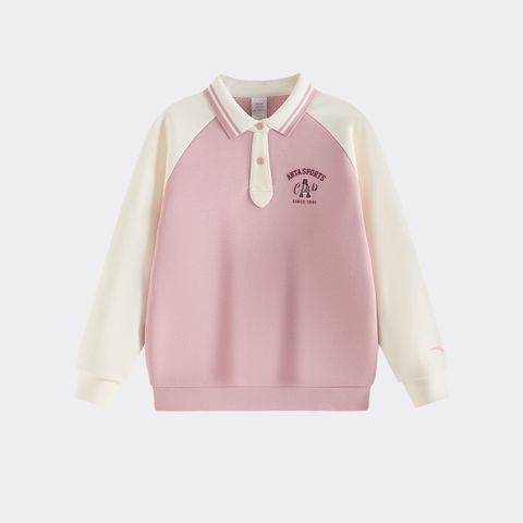 Áo Phông Dài Tay Thời Trang Bé Gái Anta Kids 362547730U-3